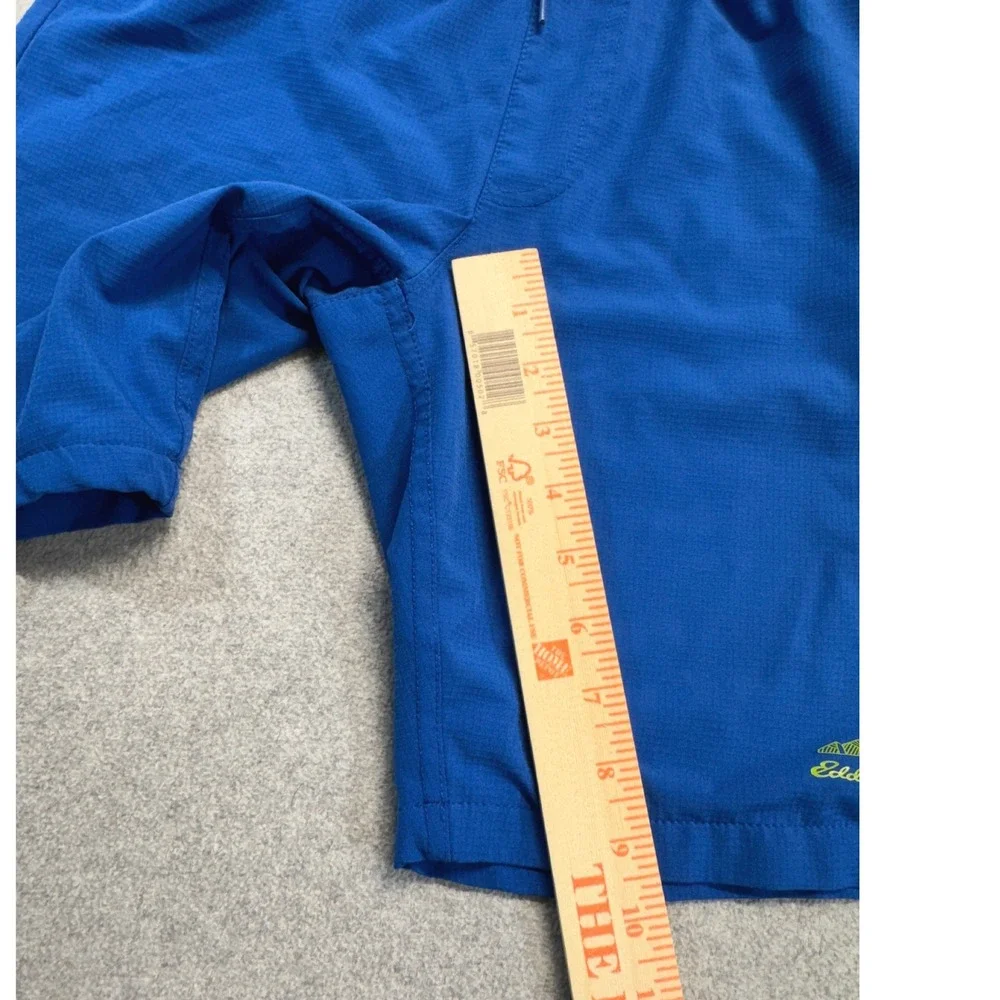 Eddie Bauer Kids Swim Trunks Blue Mesh Lined‎ Boys Medium 10/12 Quick Dry Beach